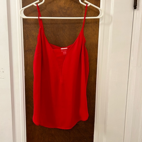 Red tank with mesh detail. - Picture 1 of 2